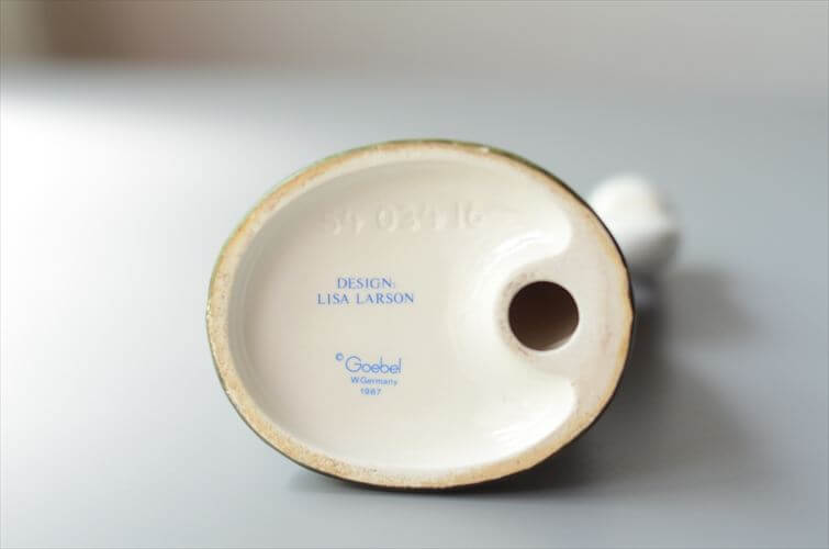 ヴィンテージ Lisa Larson x Goebel Tomtemor サンタの奥さん キャンドルスタンド リサ・ラーソン ドイツゲーベル 北欧 オブジェ