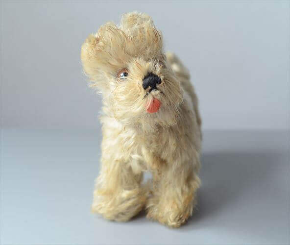 1954-1970年 ドイツ製 Steiff 犬 schnauzer tessie シュナウザー ぬいぐるみ シュタイフ ドール フィギュア アンティーク ヴィンテージ_251010