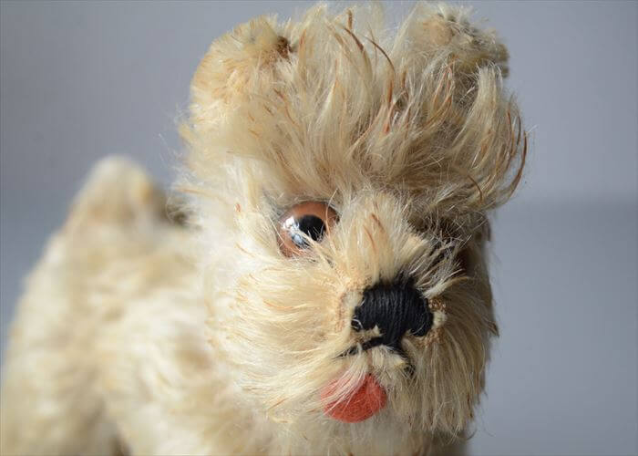 1954-1970年 ドイツ製 Steiff 犬 schnauzer tessie シュナウザー ぬいぐるみ シュタイフ ドール フィギュア アンティーク ヴィンテージ_251010