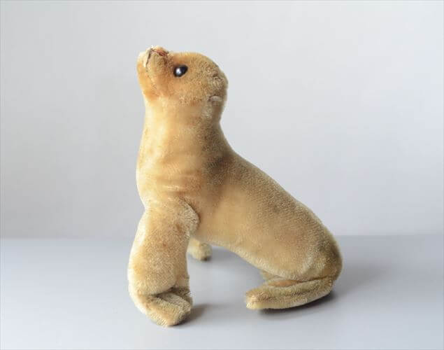 1954-1974年 ドイツ製 Steiff アザラシ robby seal ぬいぐるみ シュタイフ ドール フィギュア アンティーク ヴィンテージ_251010