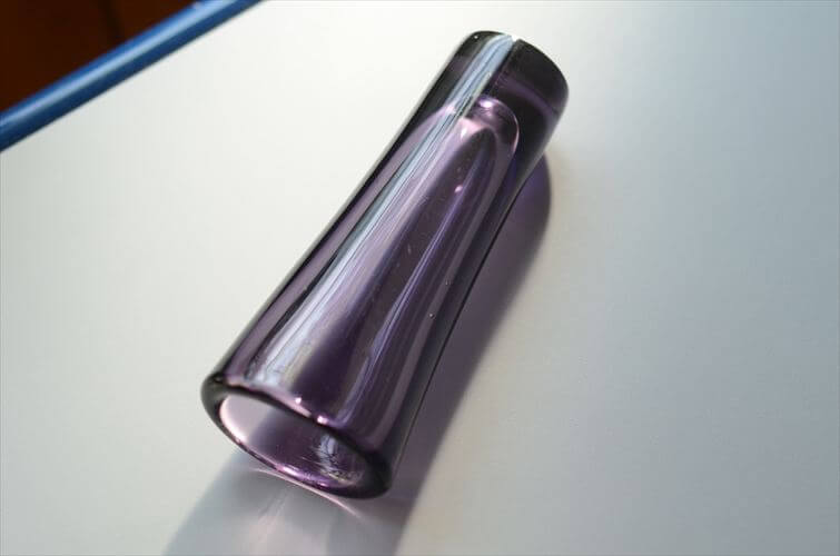 フィンランド製 iittala Loyto ガラスベース Erkki Vesanto イッタラ 花瓶 ライラック 北欧グラス ヴィンテージ アンティーク