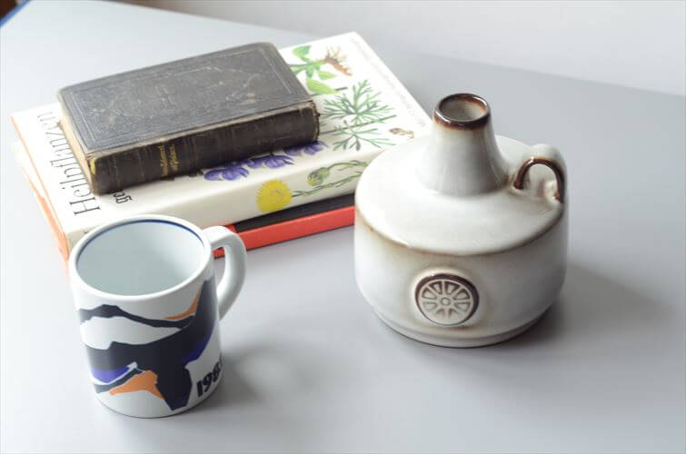 デンマーク製 SOHOLM Northern 陶器の花瓶 Maria Philippi 北欧花器 スーホルム 一輪挿し フラワーベース アンティーク ヴィンテージ_251112