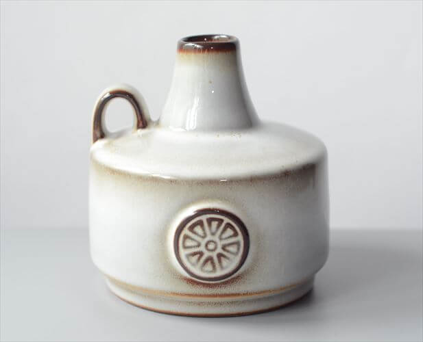 デンマーク製 SOHOLM Northern 陶器の花瓶 Maria Philippi 北欧花器 スーホルム 一輪挿し フラワーベース アンティーク ヴィンテージ_251112