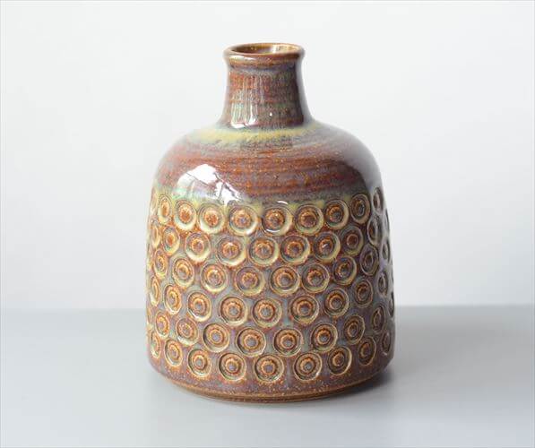 デンマーク製 SOHOLM 陶器の花瓶 Einar Johansen 北欧　花器 スーホルム 一輪挿し フラワーベース アンティーク ヴィンテージ_251112