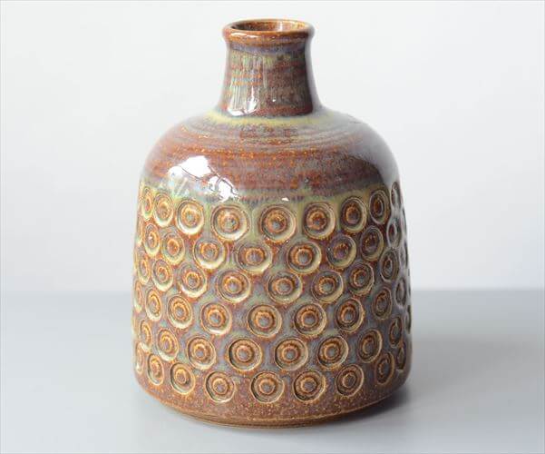 デンマーク製 SOHOLM 陶器の花瓶 Einar Johansen 北欧　花器 スーホルム 一輪挿し フラワーベース アンティーク ヴィンテージ_251112