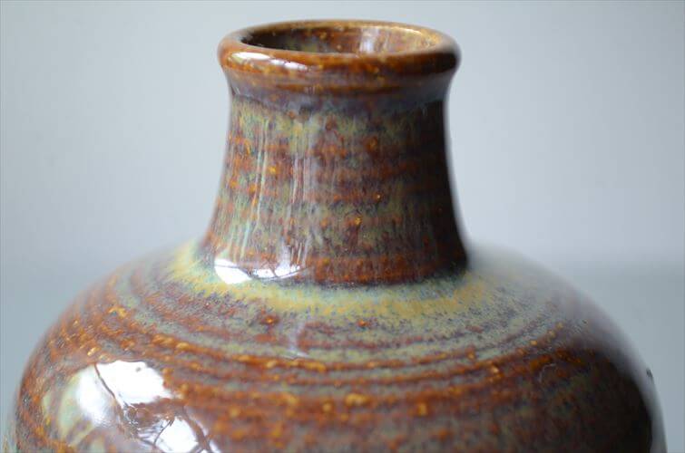 デンマーク製 SOHOLM 陶器の花瓶 Einar Johansen 北欧　花器 スーホルム 一輪挿し フラワーベース アンティーク ヴィンテージ_251112