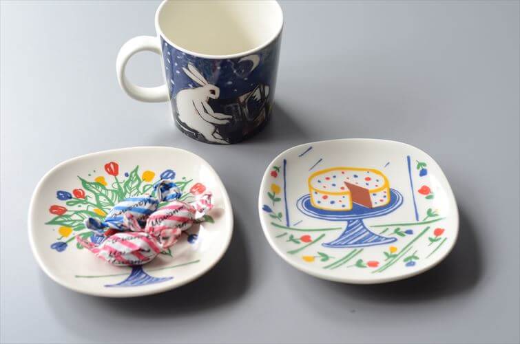 ARABIA CUMULUS 1991 ミニプレート アラビア クムルス Heikki Orvola 飾り皿 北欧 ヴィンテージ アンティーク_251113