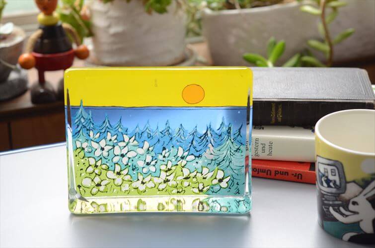 フィンランド製 iittala Warmth of the Sun ガラスカード 大 オブジェ イッタラ Helja Liukko-Sundstrom ヘルヤ ペーパーウェイト 北欧 ヴィンテージ_251113