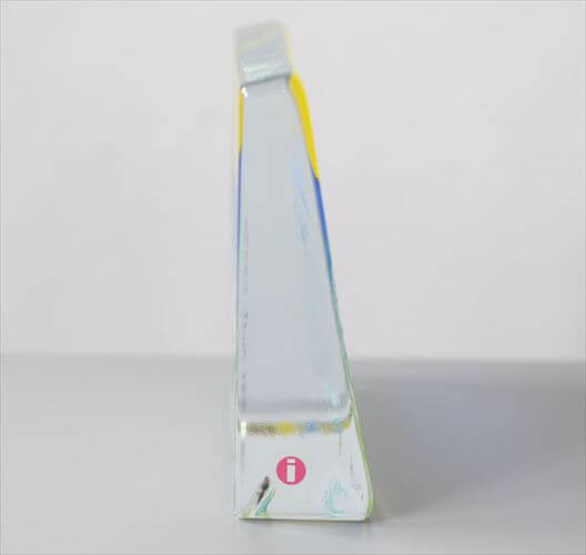 フィンランド製 iittala Warmth of the Sun ガラスカード 大 オブジェ イッタラ Helja Liukko-Sundstrom ヘルヤ ペーパーウェイト 北欧 ヴィンテージ_251113