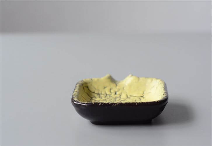 ドイツ製 Jasba Keramik 陶器 スモールアシュトレー 小皿 ミニトレイ 灰皿 ミッドセンチュリーヴィンテージ アンティーク