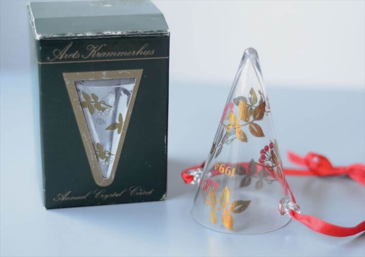 箱付き Royal Copenhagen 1994 ガラスのクリスマスオーナメント ロイコペ ロイヤルコペンハーゲン インテリア ディスプレイ 北欧 ヴィンテージ_251209
