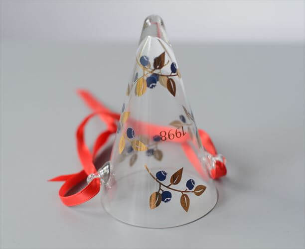 Royal Copenhagen 1998 ガラスのクリスマスオーナメント ロイコペ ロイヤルコペンハーゲン インテリア ディスプレイ 北欧 ヴィンテージ_251209