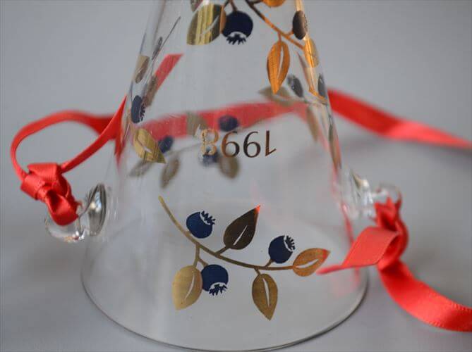 Royal Copenhagen 1998 ガラスのクリスマスオーナメント2個セット ロイコペ ロイヤルコペンハーゲン インテリア ディスプレイ 北欧 ヴィンテージ_251209