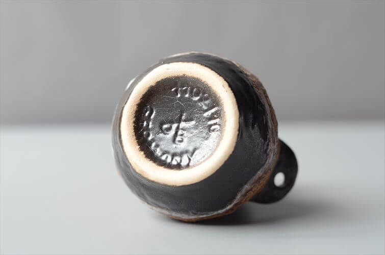 ドイツ製 Dumler&Breiden FatLava 陶器の花瓶 ファットラバー 一輪挿し ミッドセンチュリー期 フラワーベース ヴィンテージ