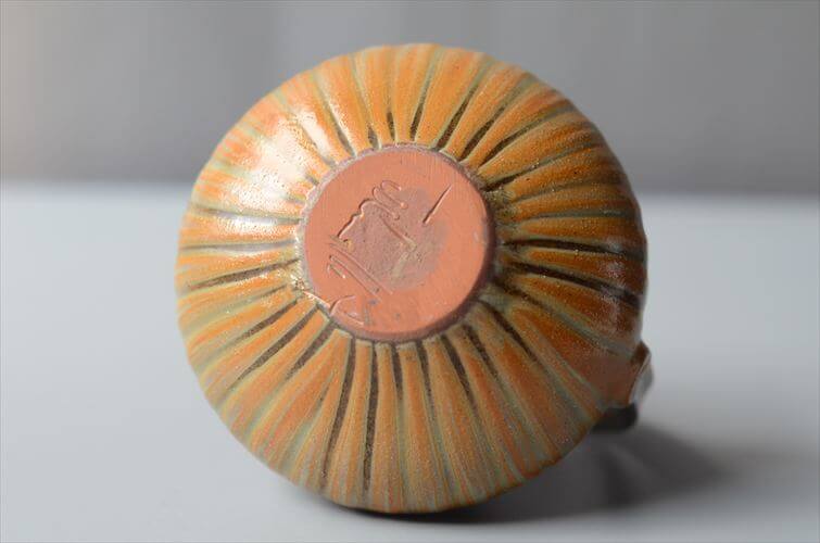 ドイツ製 ミッドセンチュリー期のArt Pottery 陶器の花瓶 花器 一輪挿し フラワーベース ヴィンテージ