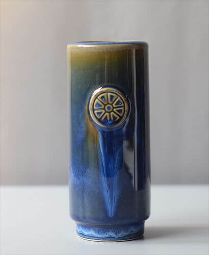 デンマーク製 SOHOLM Northern Light ストーンウェアの花瓶 Nordlys Maria Philippi 北欧 スーホルム ヴィンテージ