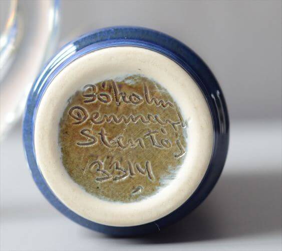 デンマーク製 SOHOLM Northern Light ストーンウェアの花瓶 Nordlys Maria Philippi 北欧 スーホルム ヴィンテージ