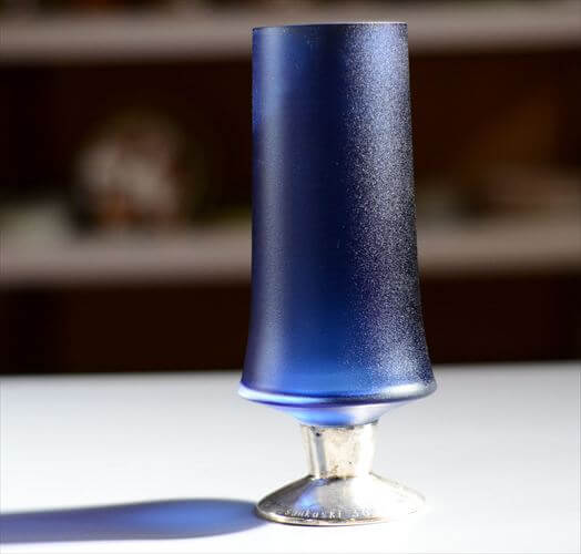 フィンランド製 Iittala Tapio Wirkkala #2727 コバルトガラスの花瓶 イッタラ タピオヴィルカラ ブルー 北欧 ヴィンテージ