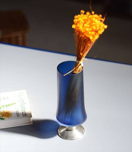 フィンランド製 Iittala Tapio Wirkkala #2727 コバルトガラスの花瓶 イッタラ タピオヴィルカラ ブルー 北欧 ヴィンテージ