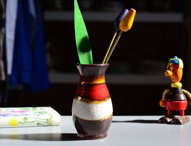 ドイツ製 Dumler&Breiden Fat Lava Vase 花瓶 花器 ファットラバー ミッドセンチュリー期 フラワーベース ヴィンテージ