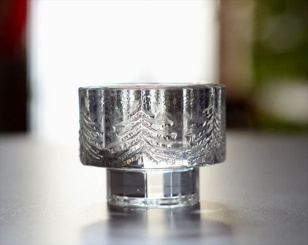 Iittala Kuusi キャンドルホルダー Small イッタラ もみの木 ガラス 燭台 ローソク立て 北欧 フィンランド アンティーク