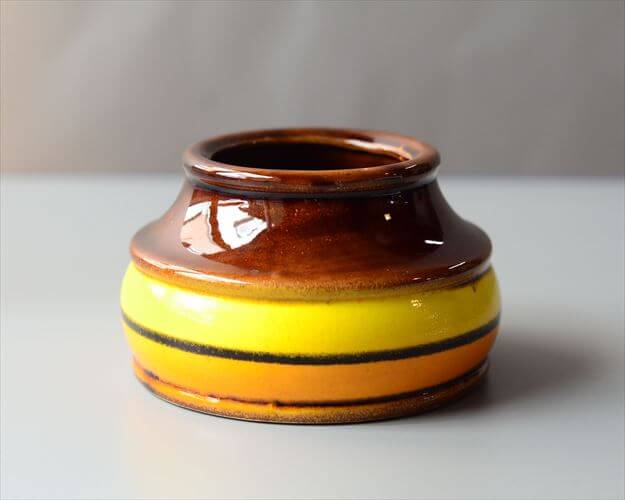 ドイツ製 ヴィンテージ Harmersbach Vase Havanna 花瓶 花器 ファットラバー ミッドセンチュリー フラワーベース アンティーク_260305
