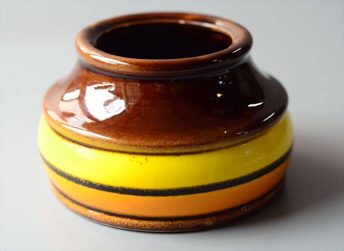 ドイツ製 ヴィンテージ Harmersbach Vase Havanna 花瓶 花器 ファットラバー ミッドセンチュリー フラワーベース アンティーク_260305