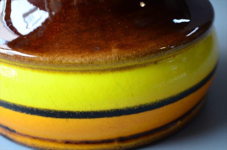 ドイツ製 ヴィンテージ Harmersbach Vase Havanna 花瓶 花器 ファットラバー ミッドセンチュリー フラワーベース アンティーク_260305