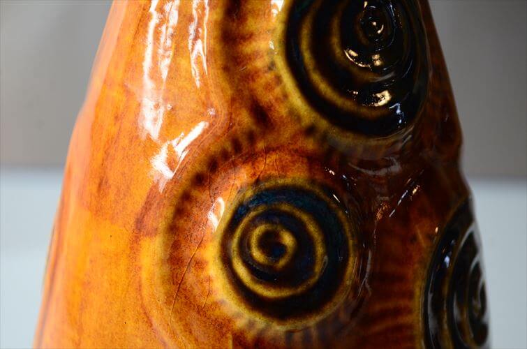 ドイツ製 ヴィンテージ Bay Keramik Vase 花瓶 花器 ファットラバー ミッドセンチュリー フラワーベース アンティーク_260305