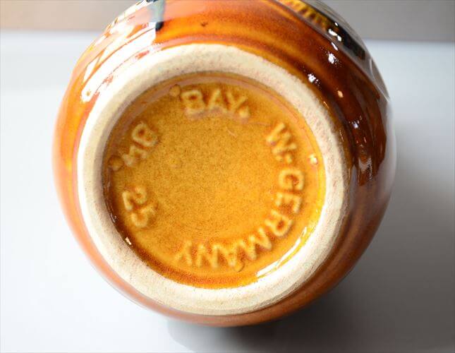 ドイツ製 ヴィンテージ Bay Keramik Vase 花瓶 花器 ファットラバー ミッドセンチュリー フラワーベース アンティーク_260305