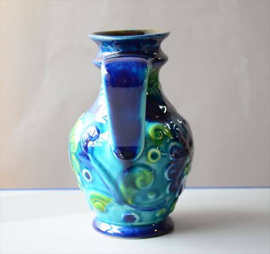 ドイツ製 ヴィンテージ Bay Keramik Vase 花瓶 花器 ファットラバー ミッドセンチュリー フラワーベース アンティーク_260305