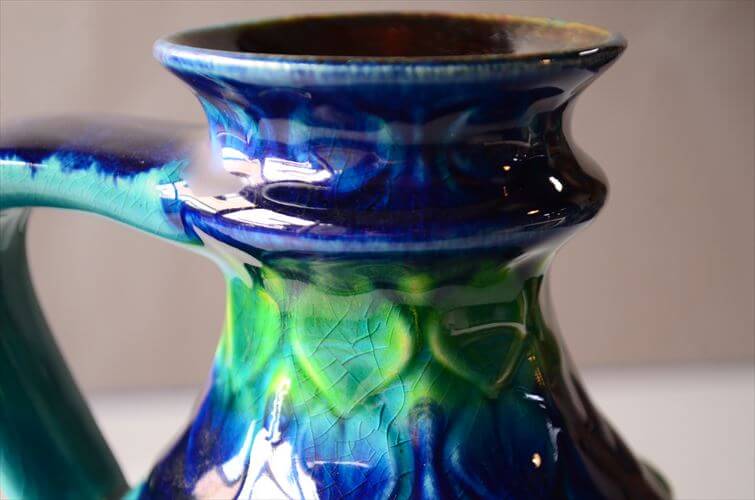 ドイツ製 ヴィンテージ Bay Keramik Vase 花瓶 花器 ファットラバー ミッドセンチュリー フラワーベース アンティーク_260305
