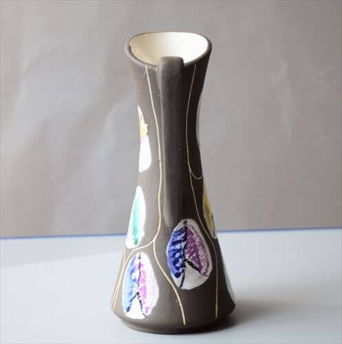 ドイツ製 ヴィンテージ Bay Keramik Vase 花瓶 花器 ファットラバー ミッドセンチュリー フラワーベース アンティーク_260305