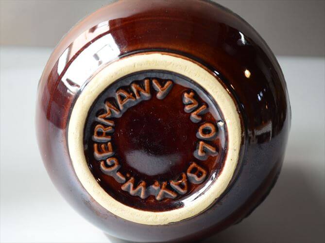 ドイツ製 ヴィンテージ Bay Keramik Vase 花瓶 花器 ファットラバー ミッドセンチュリー フラワーベース アンティーク_260305