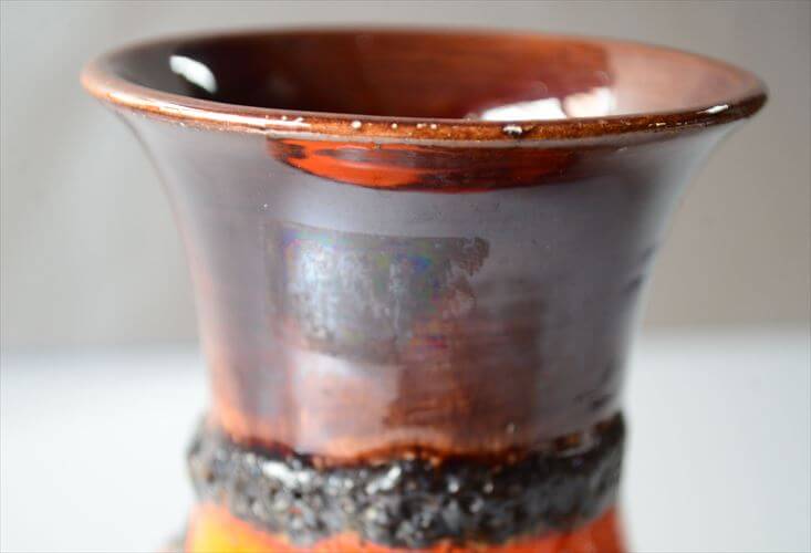 ドイツ製 ヴィンテージ Bay Keramik Vase 花瓶 花器 ファットラバー ミッドセンチュリー フラワーベース アンティーク_260305
