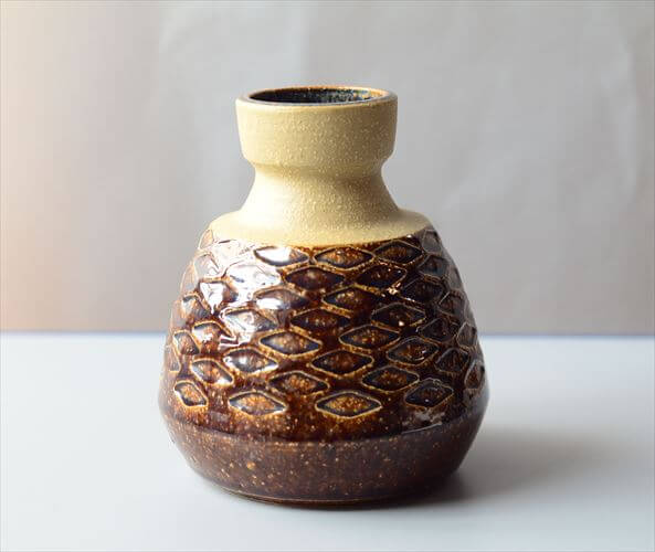 デンマーク製 SOHOLM 陶器の花瓶 Einar Johansen 北欧　花器 スーホルム 一輪挿し フラワーベース アンティーク ヴィンテージ_260311