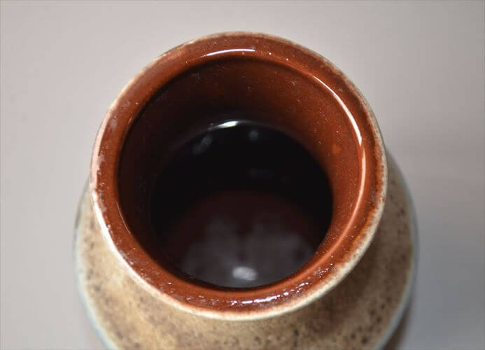 西ドイツ製 ヴィンテージ Carstens Fat lava 陶器の花瓶 花器 一輪挿し ミッドセンチュリー期 フラワーベース アンティーク_260311