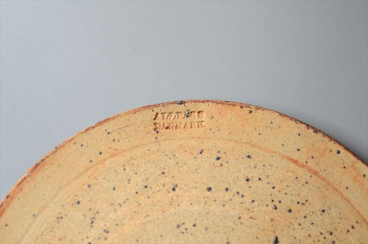 デンマーク製 HELLE ALLPASS 陶板 ヘレ・アルパス 壁掛け陶器 ウォールアート 現代美術 北欧アンティーク