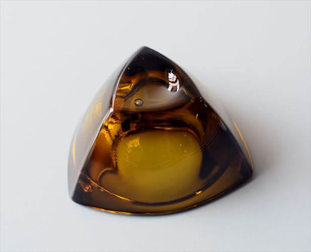 フィンランド製 NUUTAJARVI Bulles Eye ガラス トレー ボウル Kaj Franck カイ・フランク ヌータヤルヴィ 北欧 ガラス アンティーク_260324