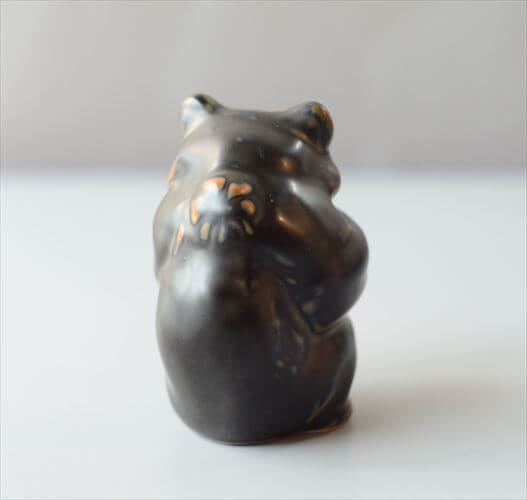 Royal Copenhagen 陶器 くまのオブジェ Knud Kyhn クマ ロイコペ ロイヤルコペンハーゲン インテリア ディスプレイ 北欧 ヴィンテージ_250326