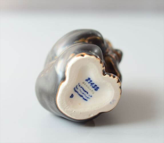 Royal Copenhagen 陶器 くまのオブジェ Knud Kyhn クマ ロイコペ ロイヤルコペンハーゲン インテリア ディスプレイ 北欧 ヴィンテージ_250326