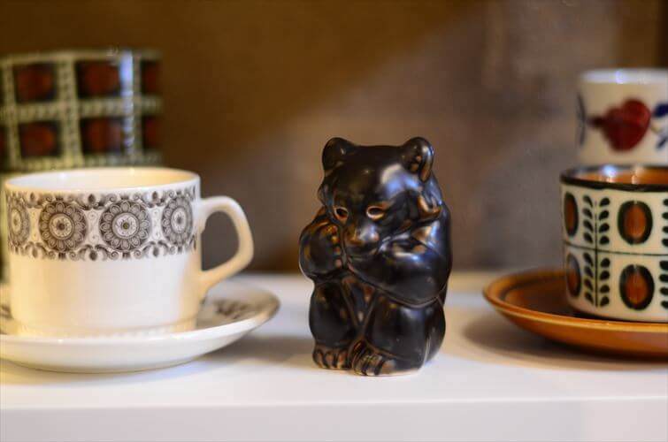 Royal Copenhagen 陶器 くまのオブジェ Knud Kyhn クマ ロイコペ ロイヤルコペンハーゲン インテリア ディスプレイ 北欧 ヴィンテージ_250326