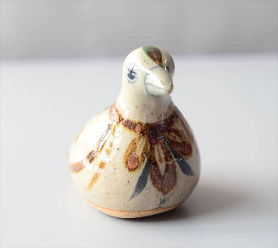 Tonala Mexican Pottery  かわいい小鳥 メキシコ民芸 トナラ焼 バード オブジェ 鳥 bird フィギュア ヴィンテージ アンティーク_240426