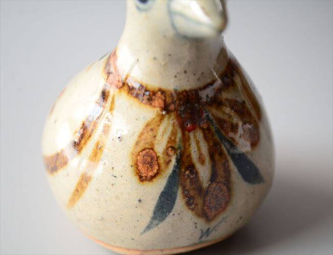 Tonala Mexican Pottery  かわいい小鳥 メキシコ民芸 トナラ焼 バード オブジェ 鳥 bird フィギュア ヴィンテージ アンティーク_240426