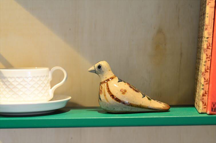 Tonala Mexican Pottery  かわいい小鳥 メキシコ民芸 トナラ焼 バード オブジェ 鳥 bird フィギュア ヴィンテージ アンティーク_240426