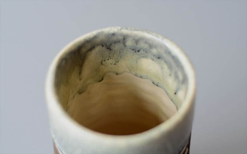 1960～70年代 デンマーク製 Frank Keramik Denmark 花瓶 北欧 花器 一輪挿し フラワーベース ヴィンテージ_260409