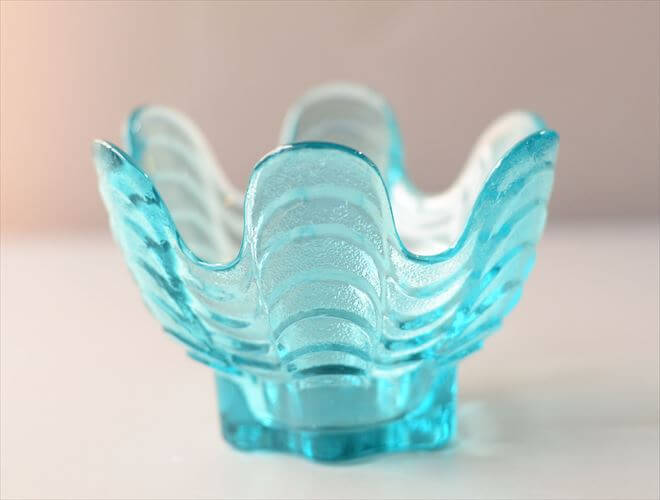 フィンランド製 Riihimaki Glass Koralli ガラスのキャンドルホルダー Nanny Still 北欧 小物入れ 花瓶 リーヒマキ フラワーベース ヴィンテージ_260409