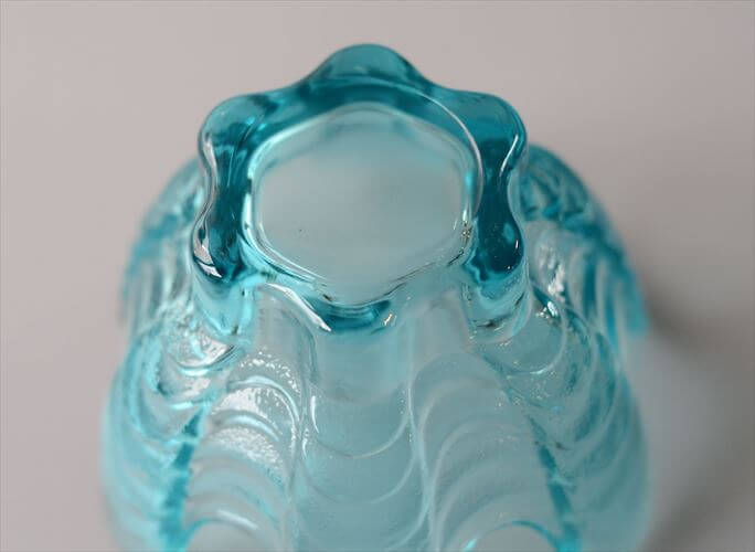 フィンランド製 Riihimaki Glass Koralli ガラスのキャンドルホルダー Nanny Still 北欧 小物入れ 花瓶 リーヒマキ フラワーベース ヴィンテージ_260409