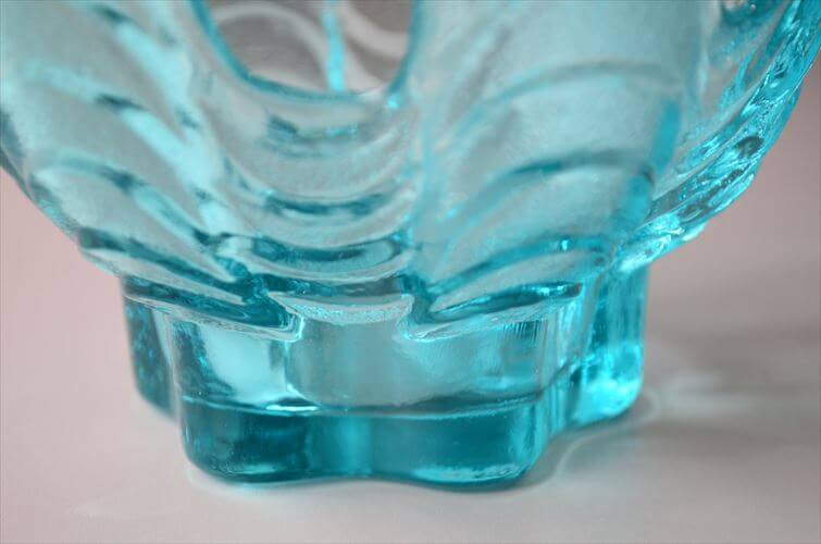 フィンランド製 Riihimaki Glass Koralli ガラスのキャンドルホルダー Nanny Still 北欧 小物入れ 花瓶 リーヒマキ フラワーベース ヴィンテージ_260409