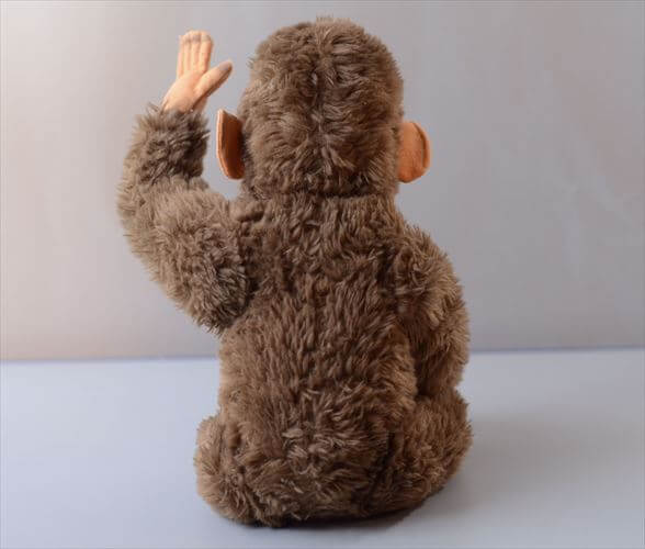 ドイツ製 Hermann Teddy Original サル monkey ぬいぐるみ ハーマンテディ ドール フィギュア アンティーク ヴィンテージ_260410